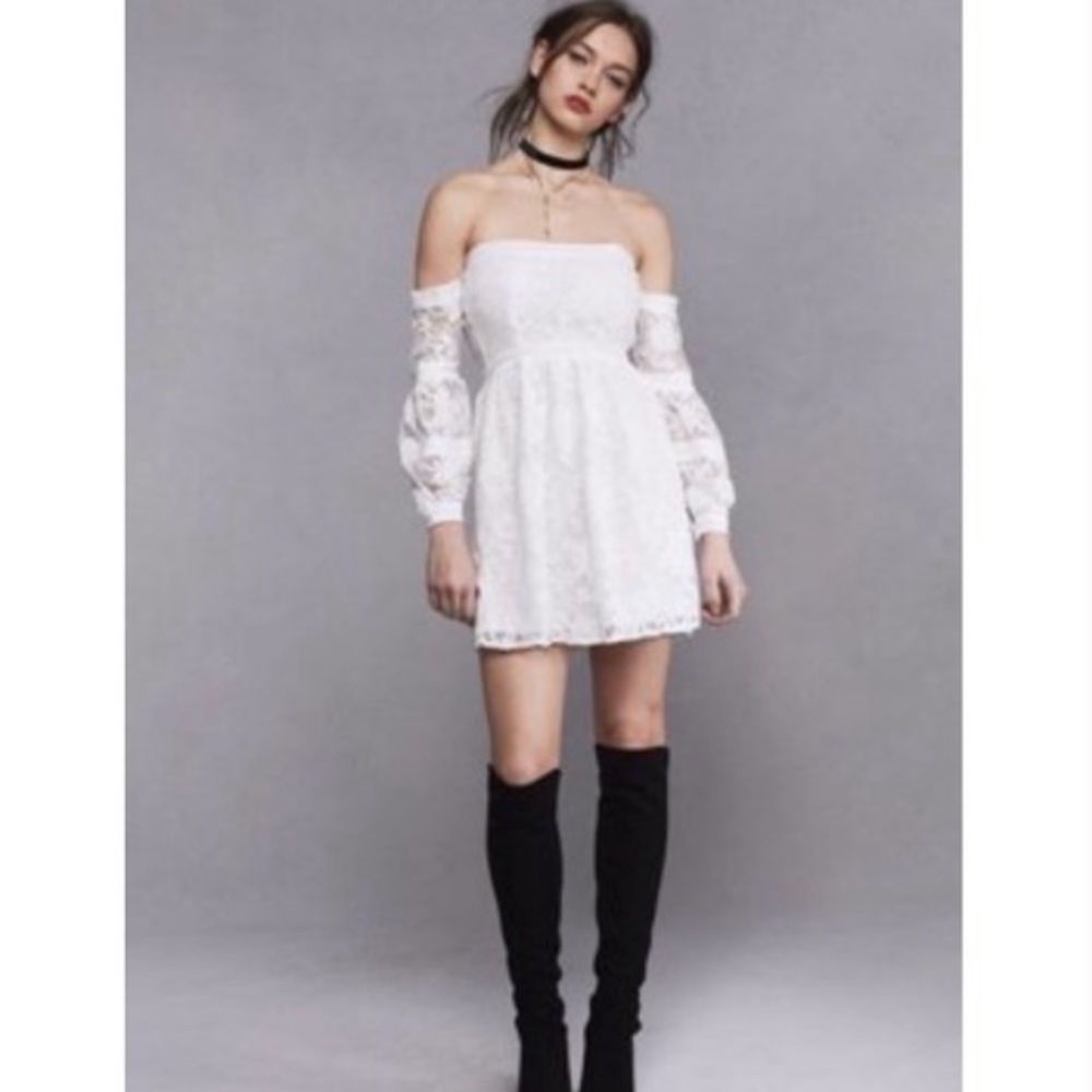 For Love & Lemons Off The Shoulder Dress XS FL&L